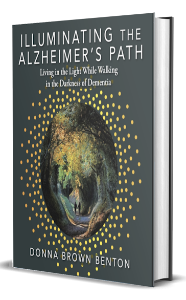 Illuminating the Alzheimer's Path — 3D book cover by Donna Brown Benton